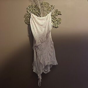 Elegant White Floral Dress